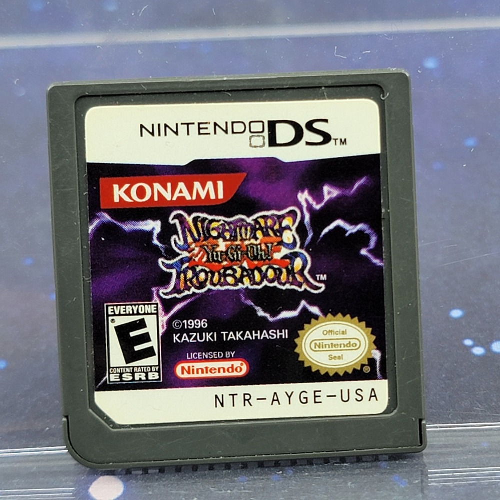 Yu-Gi-Oh Nightmare Troubadour Nintendo DS Game Cartridge Konami Authentic 0498